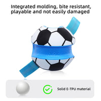 VTX-6465957 ETPU003 Pet Soccer Ball Dog Toy Outdoor Interactive Rope-Attached High-Bounce Training Standard Home Decor Gifting