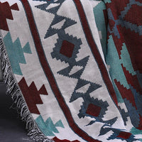 Custom Logo Modern Polyester/Cotton Throw Blanket-Inflatable