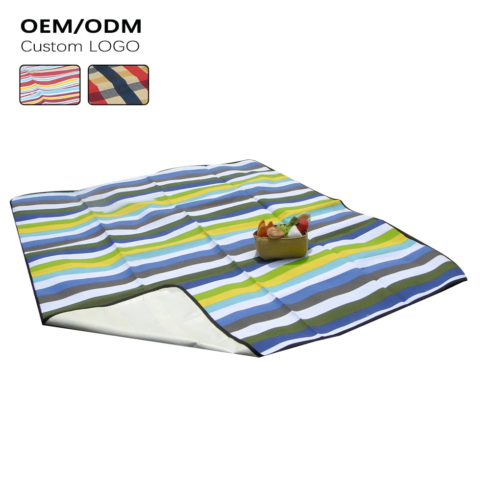 Waterproof Fluffy Cushioned Picnic Blanket Mat