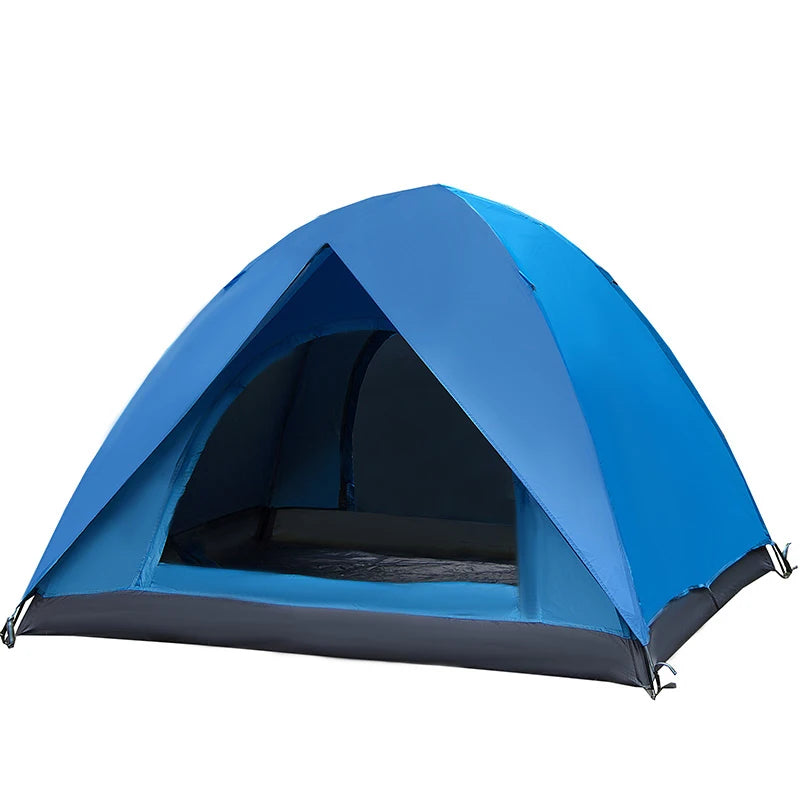 Four-Season Waterproof Camouflage Hexagonal Canopy for Outdoor Use, Portable and Lightweight, Fits 3-4 People