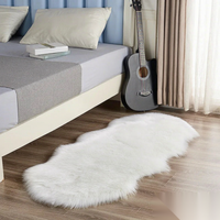 Plush Carpet Imitation Sheepskin Bedroom Wool Sofa Cushion B