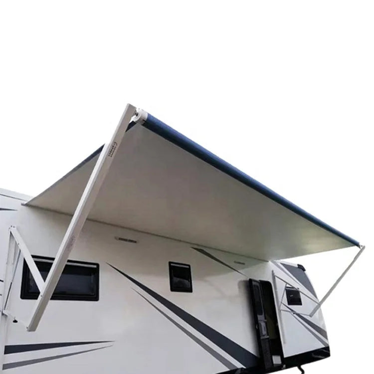 Automatic Aluminum Hard Shell Side Awning for RVs and Trailers, Waterproof Sun Shade Canopy