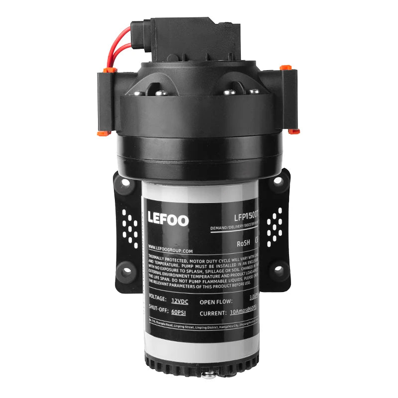 VTX-4887717 LEFOO 115V AC High Flow RV Water Pump 5GPM Demand Pressure Booster Caravan Camper Drinking Supply Home Decor Gifting