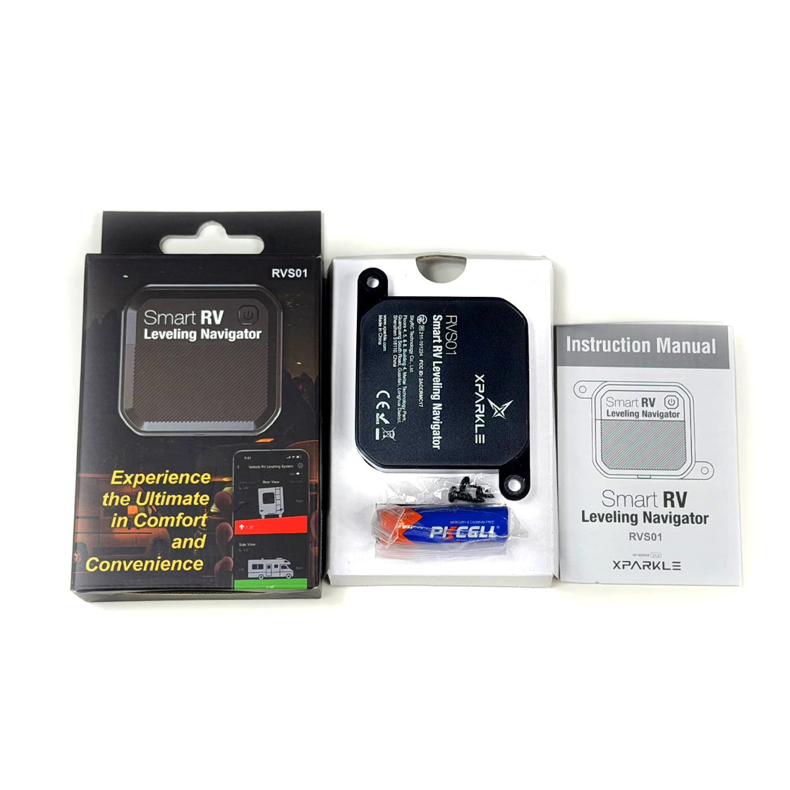 RV Leveling Navigator Wireless Smart Leveller Tool Model RVS01 for Motorhome and Camper Trailer