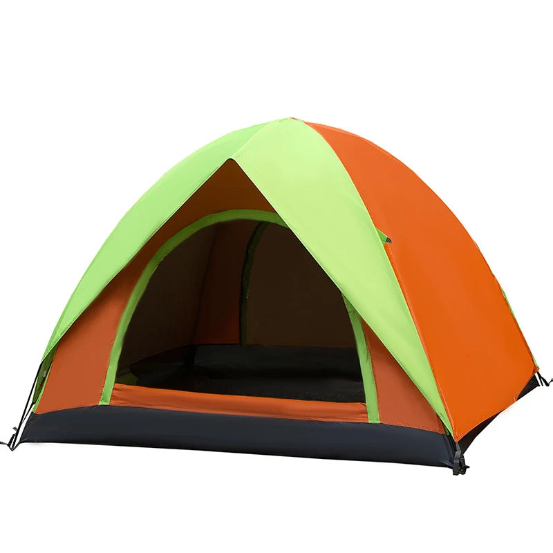 Four-Season Waterproof Camouflage Hexagonal Canopy for Outdoor Use, Portable and Lightweight, Fits 3-4 People