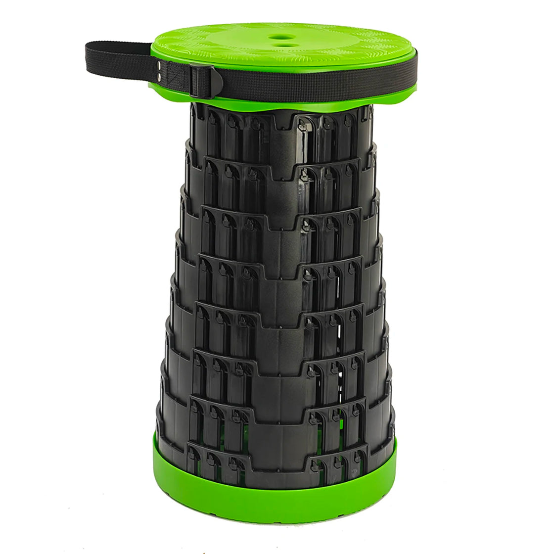 Telescopic Stool with Cushion, 660lb Capacity, Lightweight and Foldable for Outdoor and Indoor Use