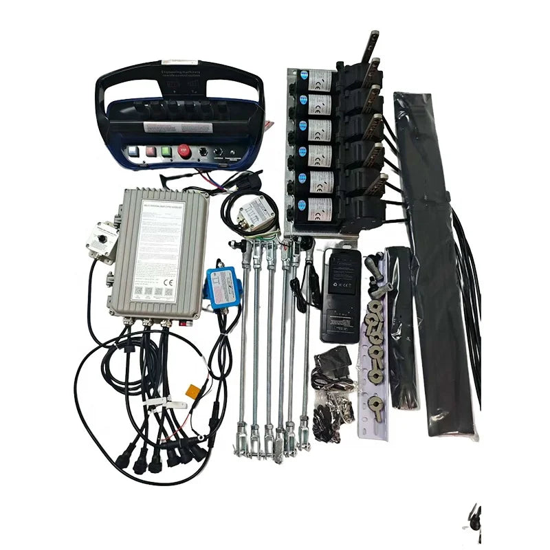 Crane Remote Control with 6 Joystick Functions, Waterproof, 12V/24V, Metal Construction