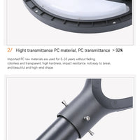 VTX-2528421 40W Led Power Popular Landscape Lights Outdoor Garden Pathway Light Solar Lamp Street Aluminum Alloy + PC Lightweight