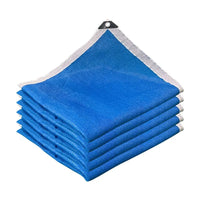 VTX-2167973 Beige HDPE Sun Shade Sail Rectangle Canopy Fabric Cloth Screen Water Air Permeable UV Resistant Carport Patio Outdoor