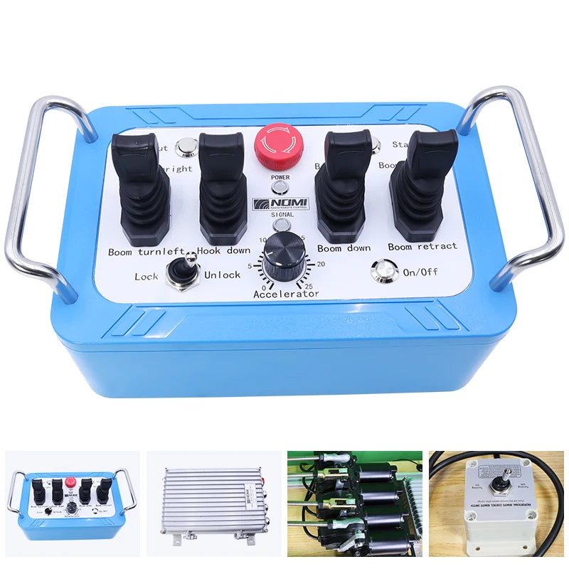 IP65 Waterproof Hydraulic Joystick Proportional Valve Remote Control Kit for Crane Loader Truck NM-002