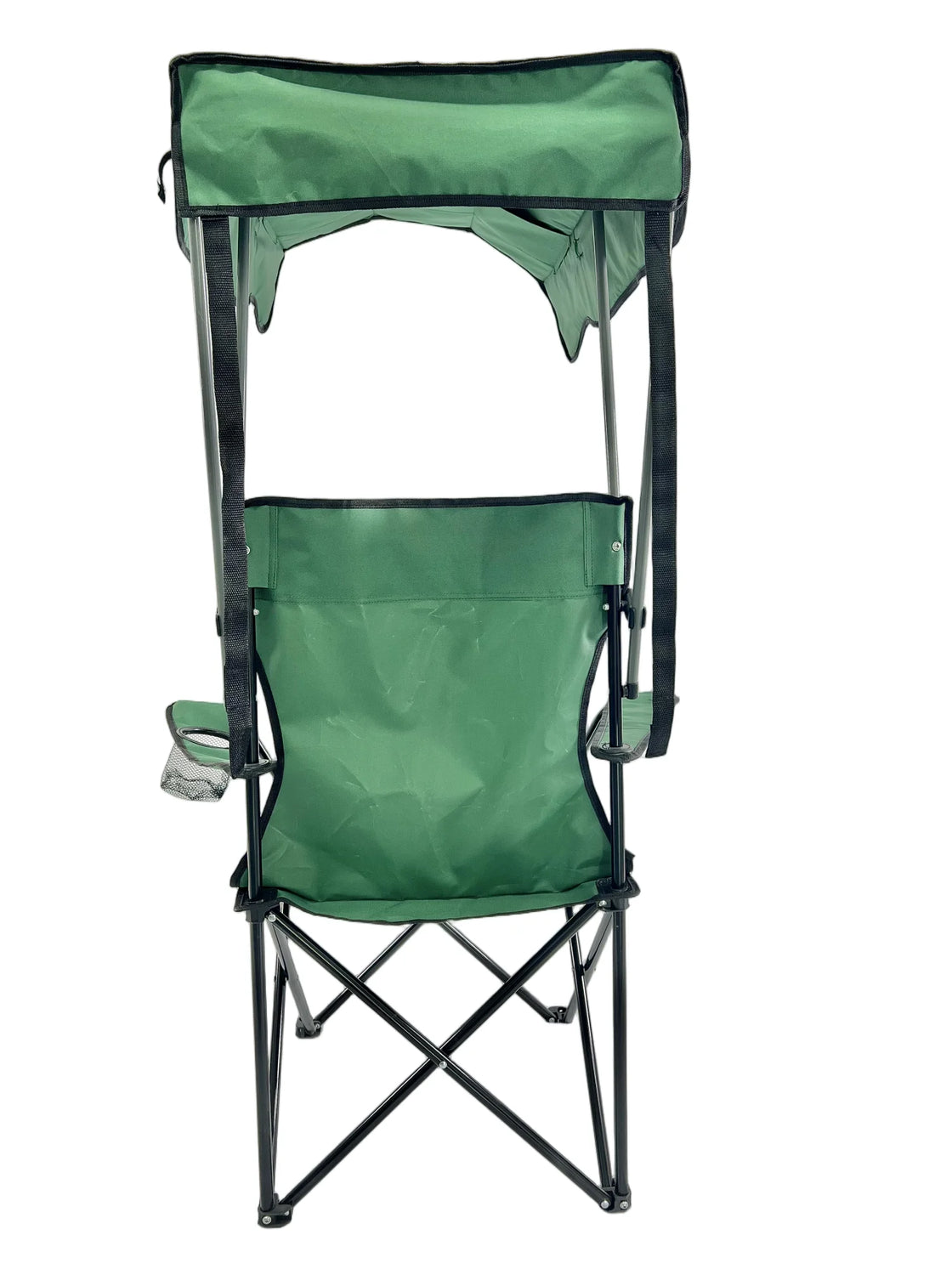 Foldable Stainless Steel Beach Chair with Oxford Fabric Cover, Outdoor Camping Furniture, 83x52x130cm