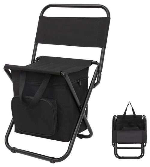 VTX-6661669 Outdoors Hiking Camping Travel Foldable Fishing Chair Compact Portable Backrest Stool Aluminum Modern Outdoor