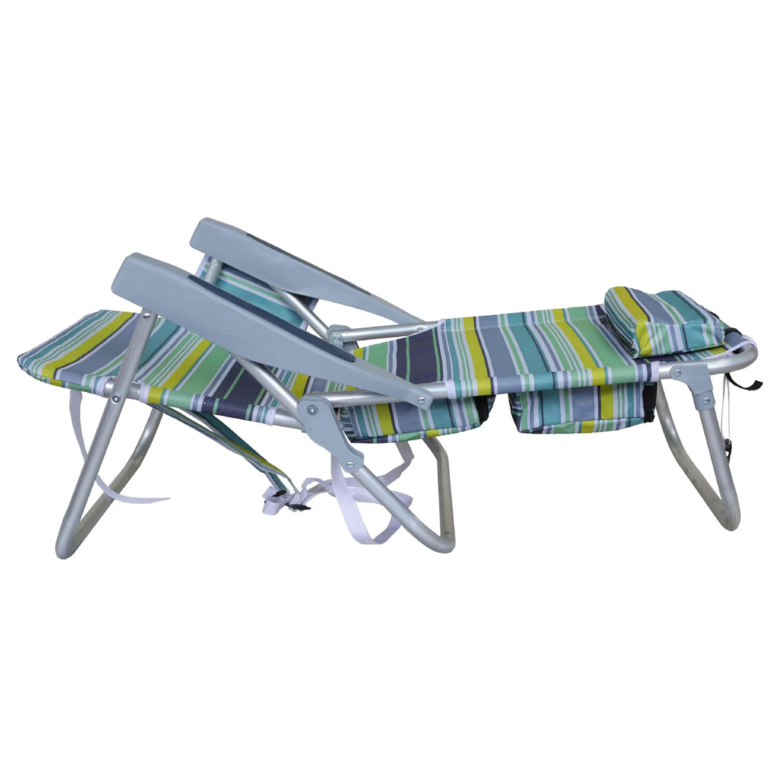 Folding Victorian Design Garden Chair, Portable PVC Outdoor Furniture