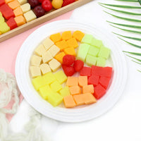 KI liangpeng Simulation PVC fruit block Strawberry Hami melo