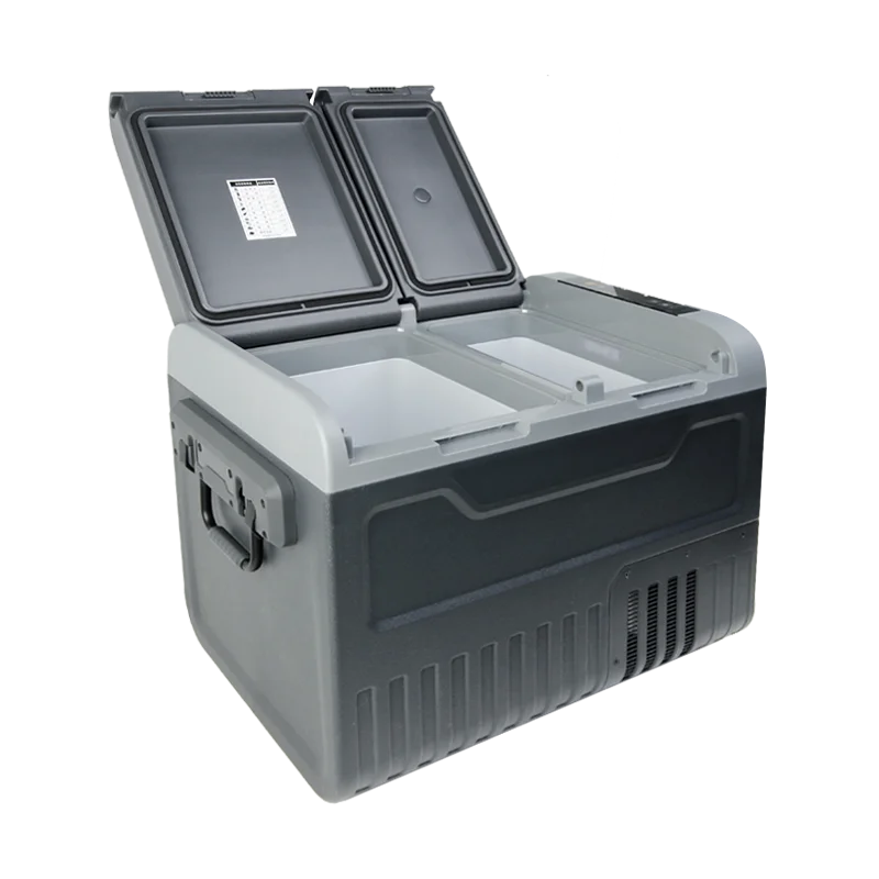 VTX-9055013 12V Portable Cooler Box well-made 55L Plastic Fridge New Compact Compressor Car Home Outdoor Use Camping Hiking Travel