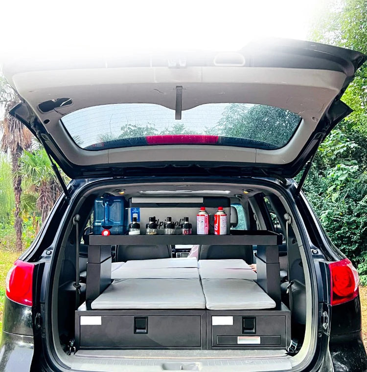 Car SUV Camping and Dining Mobile Kitchen Box Storage Box for Trunk, Model MQ-LX016C