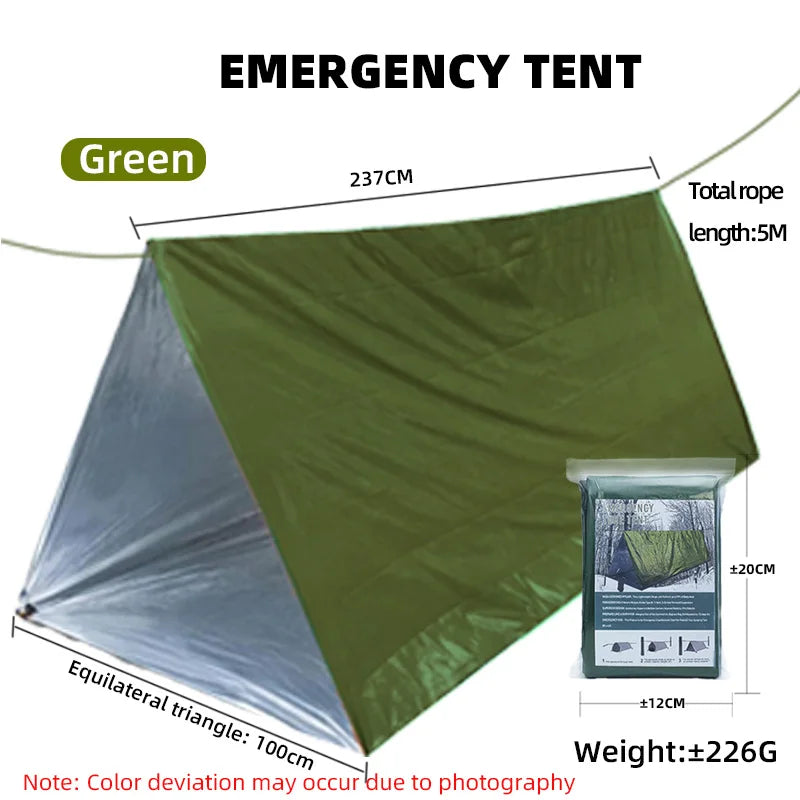 Outdoor Cold-Proof Moisture-Resistant Camping Tent for 1-2 Persons, Model GO-ET01, Nylon Fabric, Four-Season Use