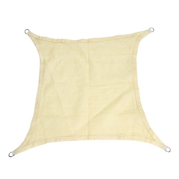 VTX-2233509 Large 10x10m Rectangle Outdoor Sun Shade Sail UV Finished HDPE Fabric Patio & Garden Home Decor Gifting Centerpiece