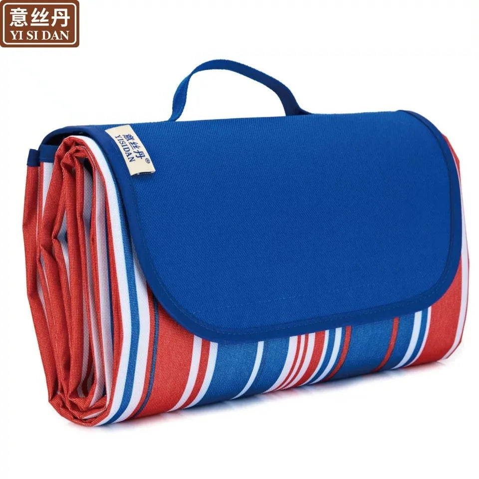 Portable Moisture-Proof Outdoor Picnic and Camping Mat, Rectangle Shape, Spring/Summer Use