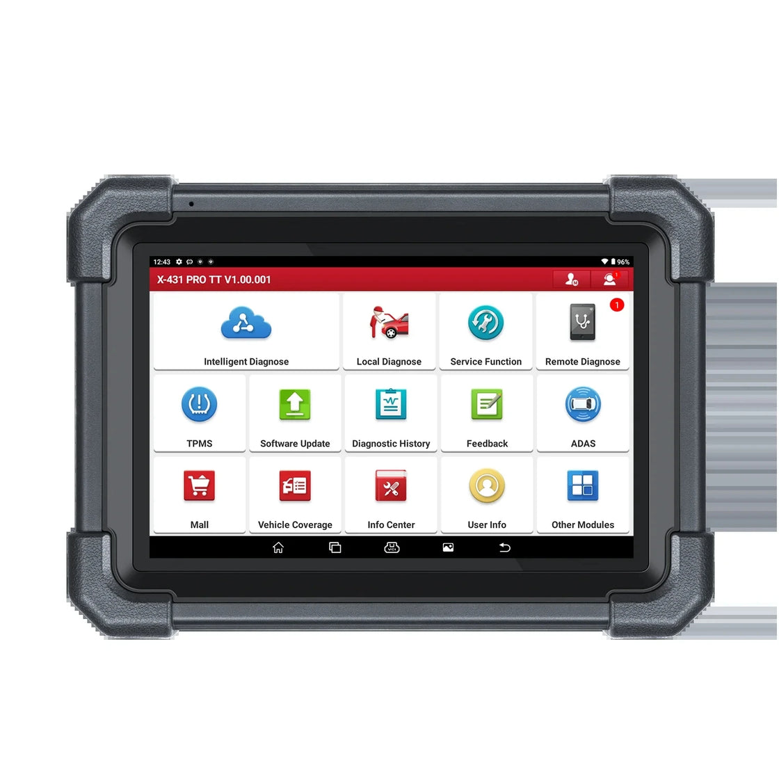 LAUNCH X431 PRO TT Bidirectional Scan Tool with DBSCar VII Connector, 37+ Reset Functions, ECU Online Coding, CANFD Key IMMO