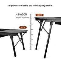 Outdoor Ultra-Light Aluminum Alloy Tactical Table-2-Fold 5-U