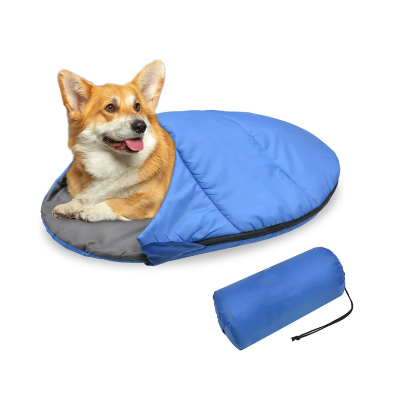 VTX-7645989 Dog Sleeping Bag Pet Bed Comfortable Washable Portable Camping Hiking Polyester, Fabric, Cotton Outdoor Travel Picnic