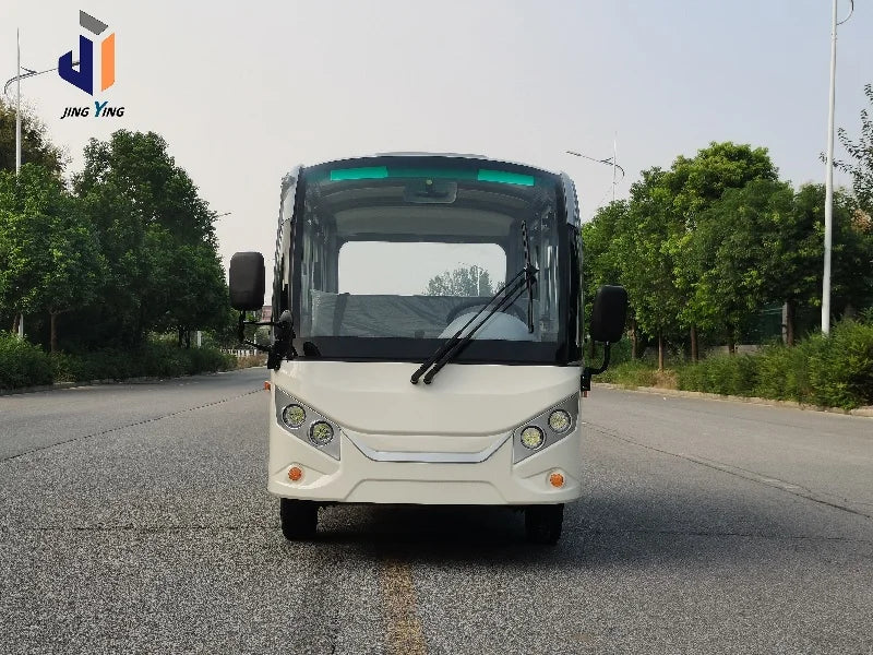 Electric Sightseeing Bus 8-23 Seats Customized Color 4500*1580*2080mm 72V 100A Max Speed 60 Km/h CE Certified