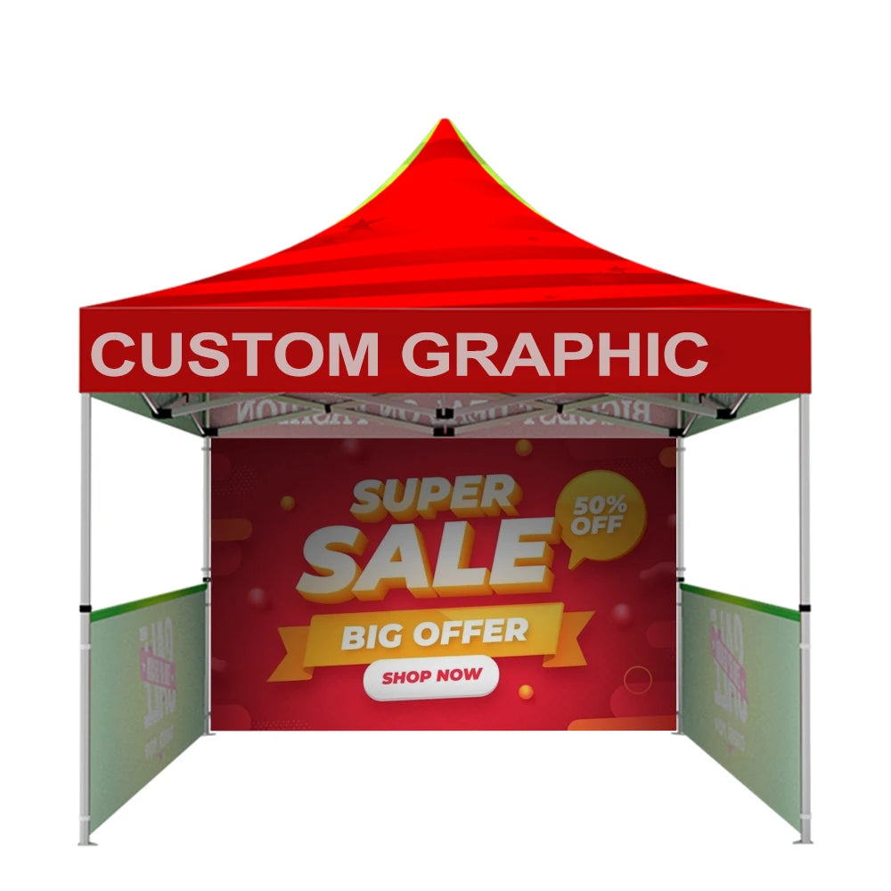 10x10ft Folding Tent Marquee Aluminum Canopy Structure for Outdoor Display
