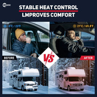 VTX-4330661 OGMIE well-made Full Set Parking Air Heater 12V 24V AC System Conditioner Fan Gasoline Caravan Truck Diesel Heating
