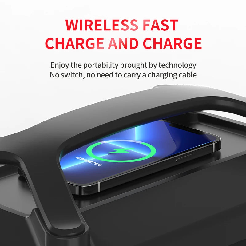 600W Solar Portable Power Station with Dual MPPT, Wireless Charging, and LiFePO4 Battery for Camping, RV, and Home Backup