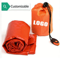 VTX-2250789 All Season Waterproof Mylar Emergency Sleeping Bag Thermal Aluminum Foil Bivy Sack Ultralight Outdoor Survival Camping