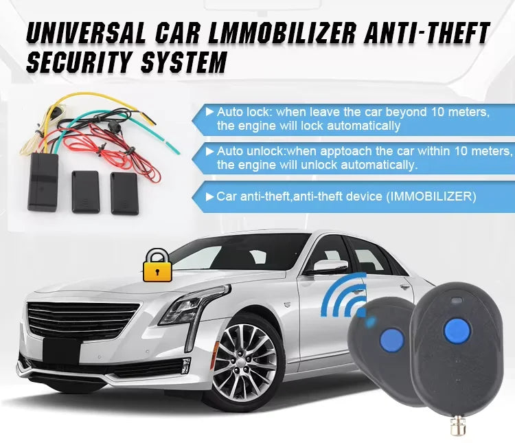 Advanced Smartphone Remote Car Starter Kit with Turbo Timer for Toyota Avalon Sedan/SUV, Universal Fit
