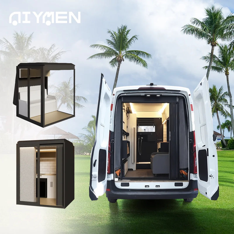 VTX-1053861 Mercedes Sprinter Module Luxury Box Camper Van Conversion Kitchen Units Kits Sale Travel Bathroom Home Decor Gifting