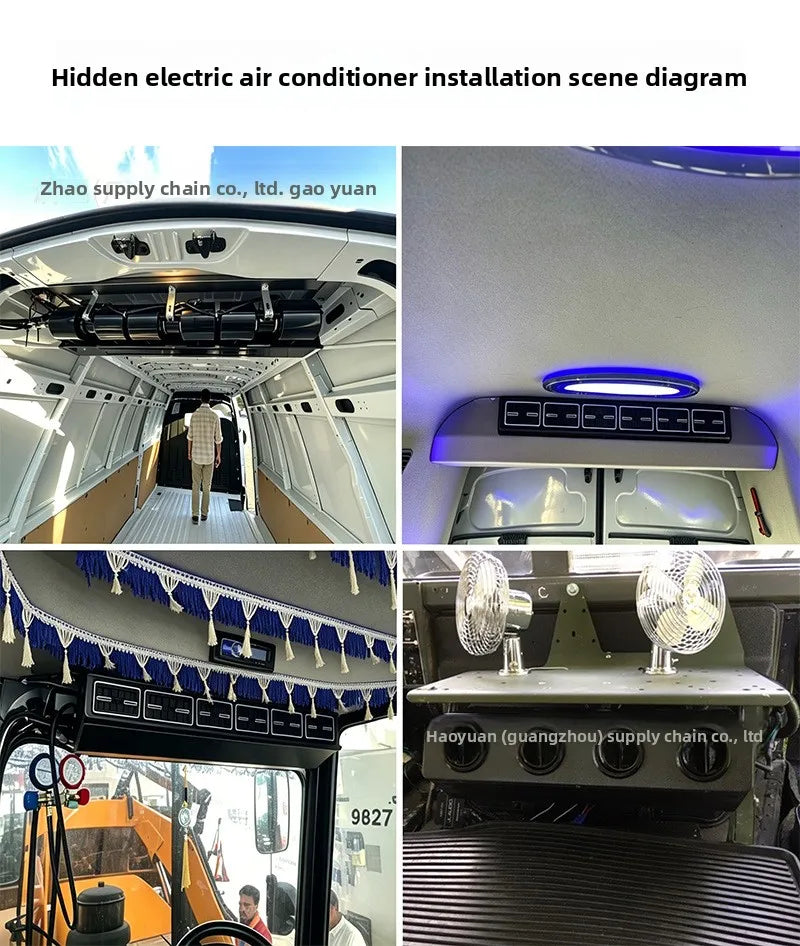 24V Remote Control Air Conditioning System for Left-Hand Drive Cars