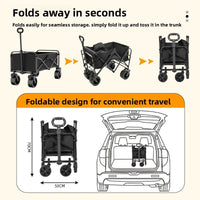 Outdoor Camping Car Portable Picnic Storage Platform Four-wh