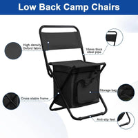 Outdoors Hiking Camping Travel Foldable Fishing Chair Compac