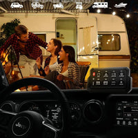 VTX-8301349 8-key Wireless Group Eight-way Touch Control Switch Panel RV Car Yacht Modification RGB Home Decor Gifting Patio