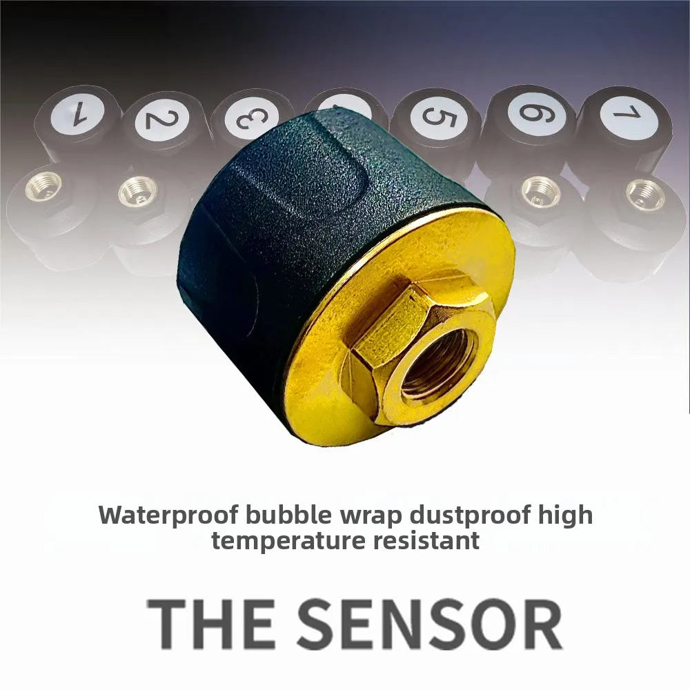 Digital Tyre Pressure Monitoring System Sensor for Trucks and RVs, Model U903RV-TP, 433.92MHz, 5V