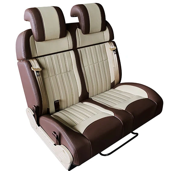 Luxury Leather MPV Van Seat with Sofa Bunk Bed Reclining Multi-Functional for Mercedes Vito, HIACE, Sprinter, and More