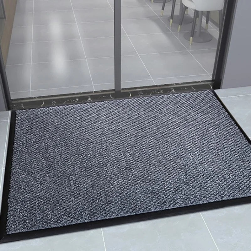 Outdoor PVC Floor Carpet Rug, High Absorbent Polyester, Non-Slip Entryway Mat, Rectangle Shape, Modern Style, 40x60cm, 45x70cm