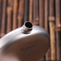 Hip Flask Titanium Ultralight Wine Bottle with Funnel Campin