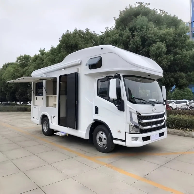 Customizable Luxury Motorhome Truck Camper with Air Conditioner, Heater, and Water Heater