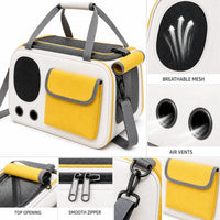 VTX-7711525 Oxford Material Pet Carrier Backpack Dogs Cats-Breathable Foldable Large Capacity Portable Breathable Home Decor