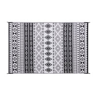 VTX-2134821 Camping Rugs Machine Made PP Washable Weatherproof Reversible Large Floor Mat Outdoors RV Patio Backyard Deck Picnic