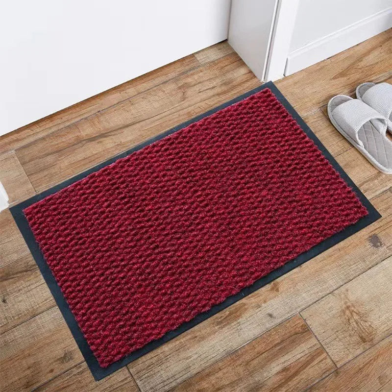 Outdoor PVC Floor Carpet Rug, High Absorbent Polyester, Non-Slip Entryway Mat, Rectangle Shape, Modern Style, 40x60cm, 45x70cm