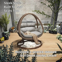 Modern Design Indoor Outdoor Rocking Swing Bird's Nest Balco
