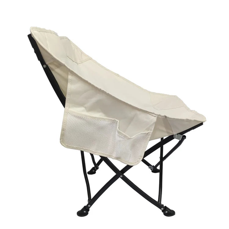 Aluminum Oxford Fabric Folding Chair with Armrest for Outdoor Use
