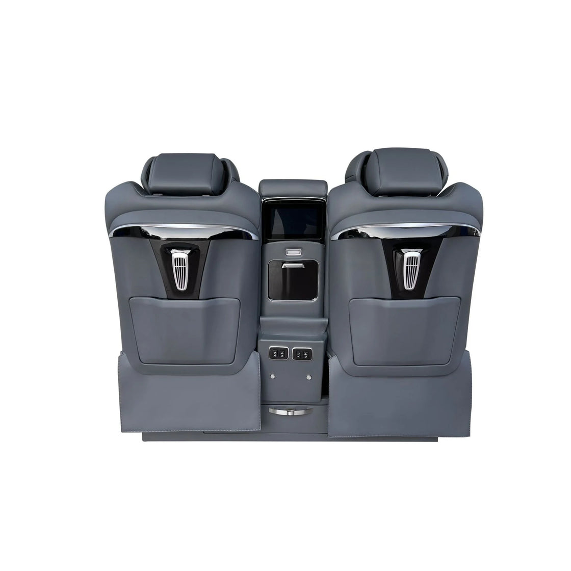 Vito Alphard MPV Rear Seat Butterfly-style Sofa Bed with Reclining Functionality and Napa Leather Upholstery