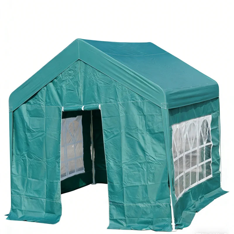 Outdoor Portable Foldable Canopy Tent for Rain and Sun Protection, 2X2m to 3X6m Sizes, Oxford Fabric, Iron Frame