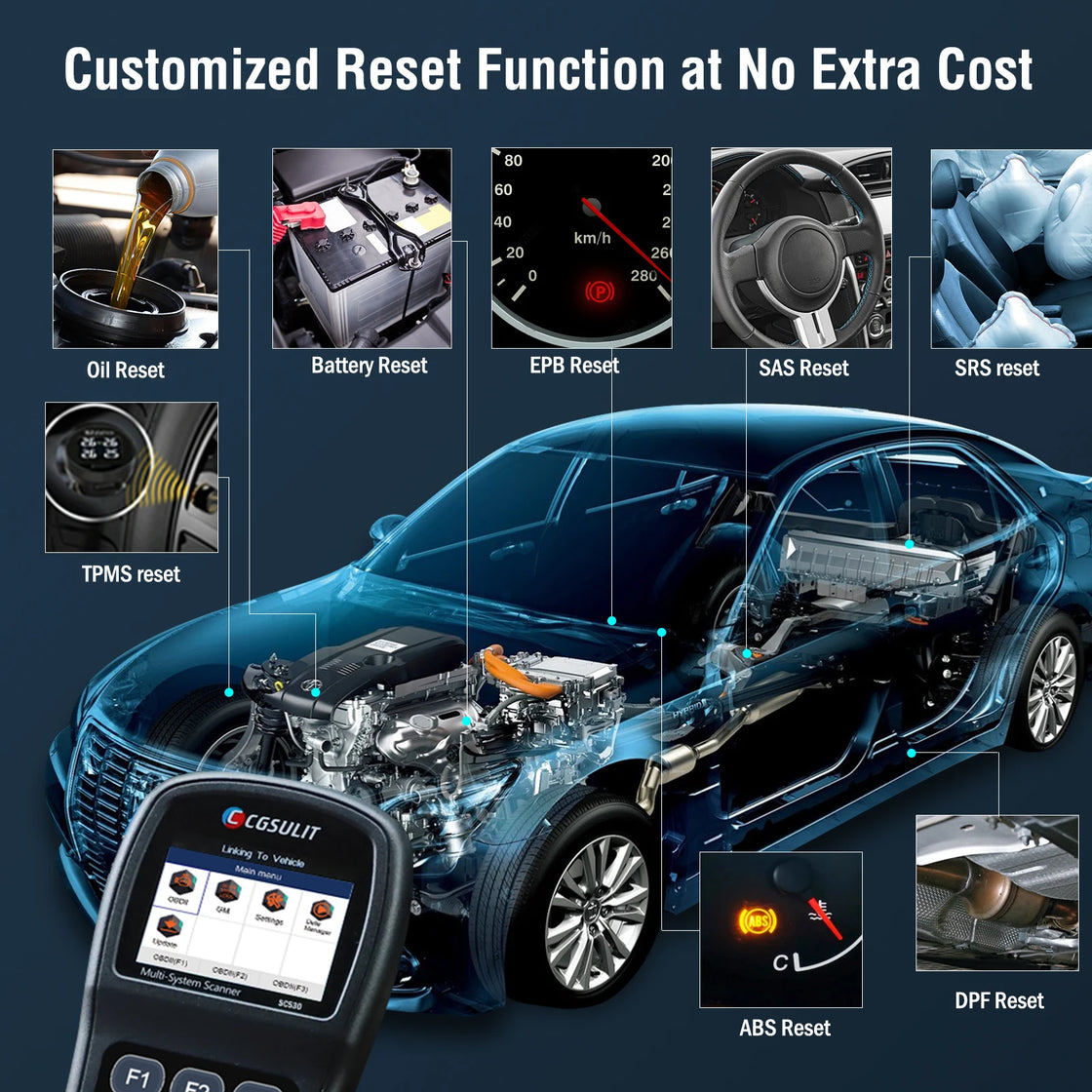 CGSULIT SC530 Full System Diagnostic Tool for BMW and Volvo Vehicles